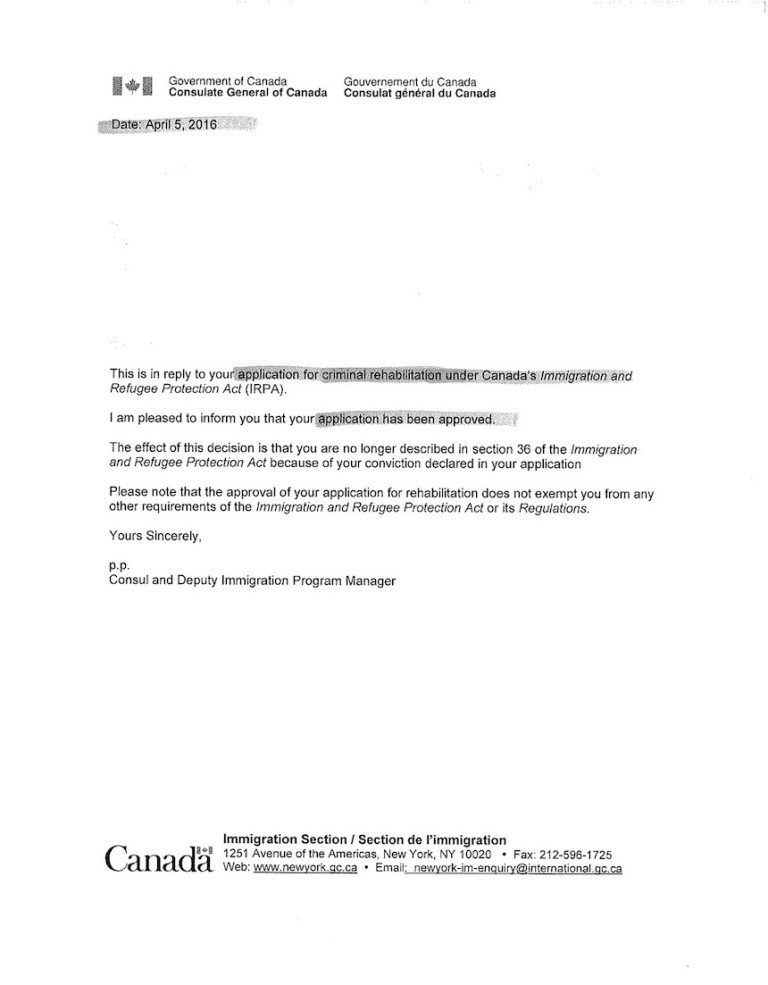 Pardons Canada American Travel to Canada with a Criminal Record